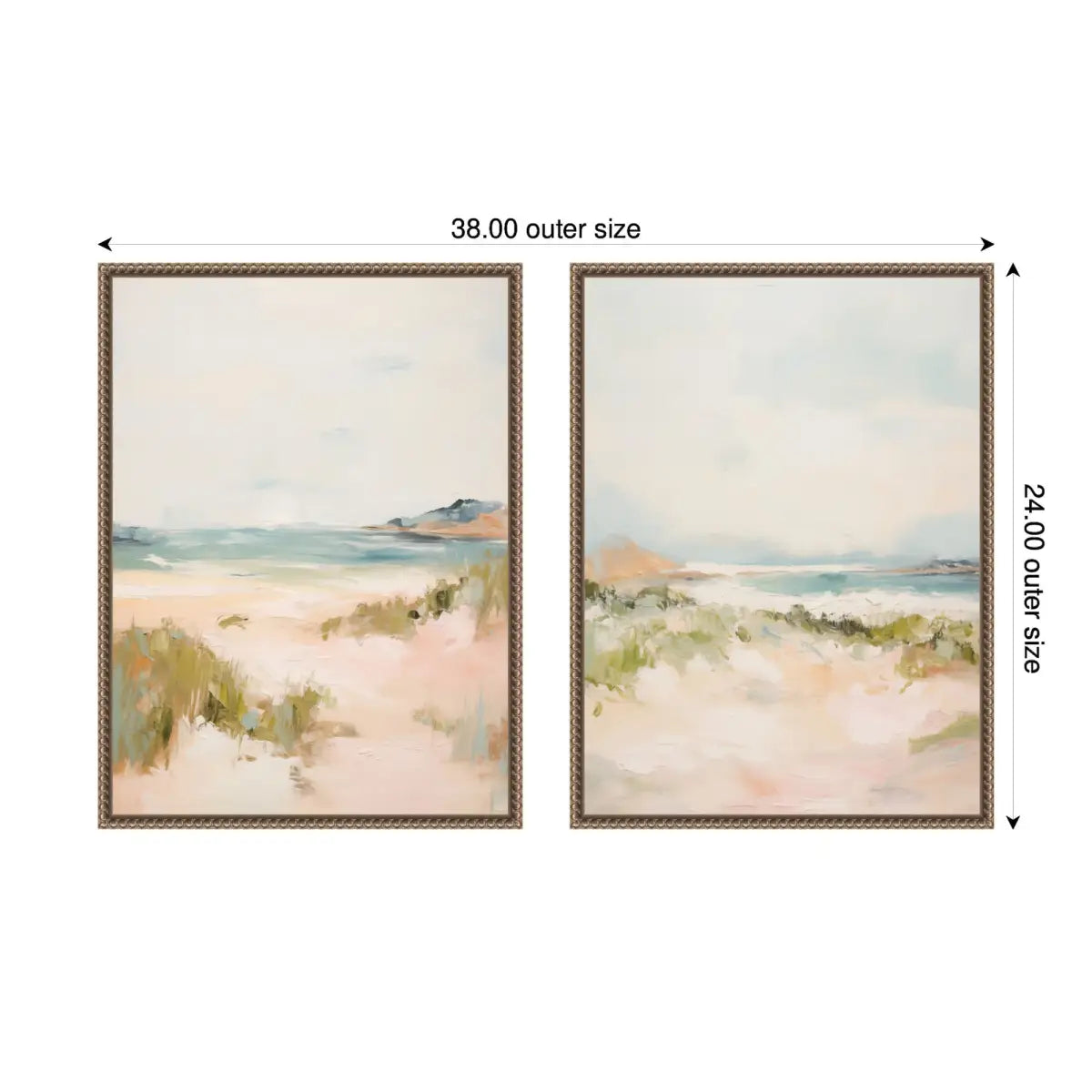 Canvas Art Print Set of 2 - Tranquil Landscape - kateandlaurel