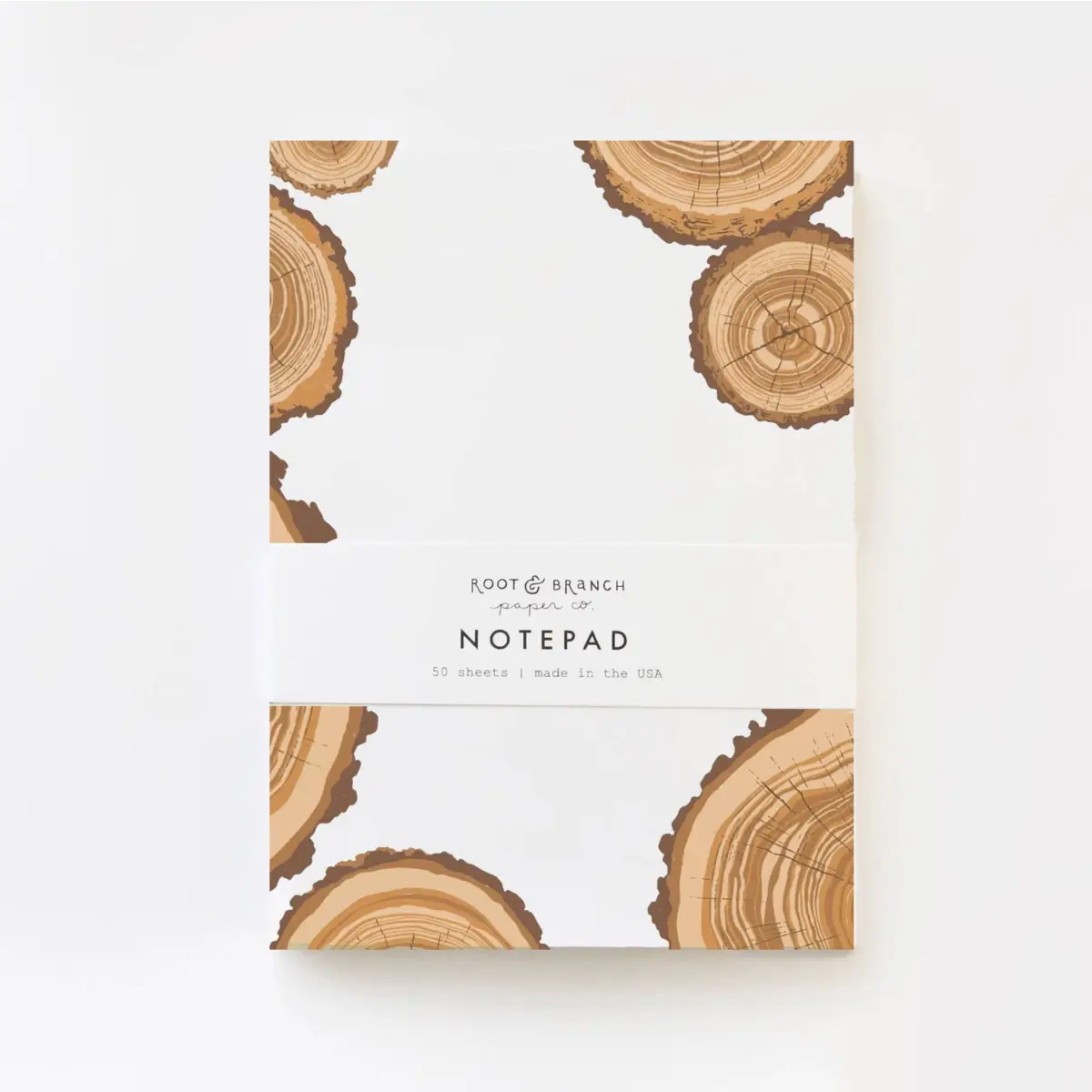 Notepad - Tree Rings - Root & Branch Paper Co.
