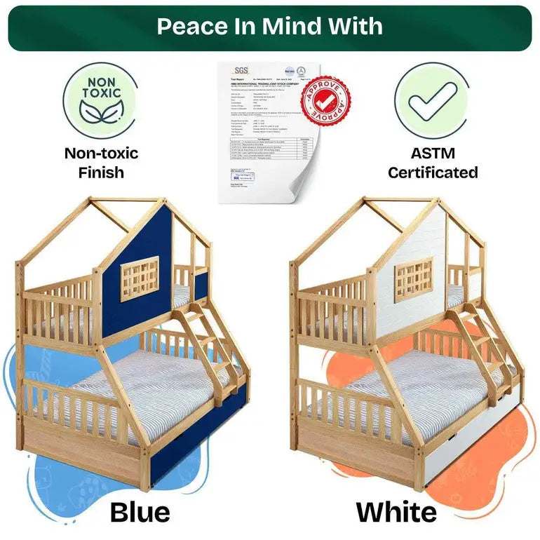 Treehouse Kid Bunk Bed - Fun Child’s Room - Megsu