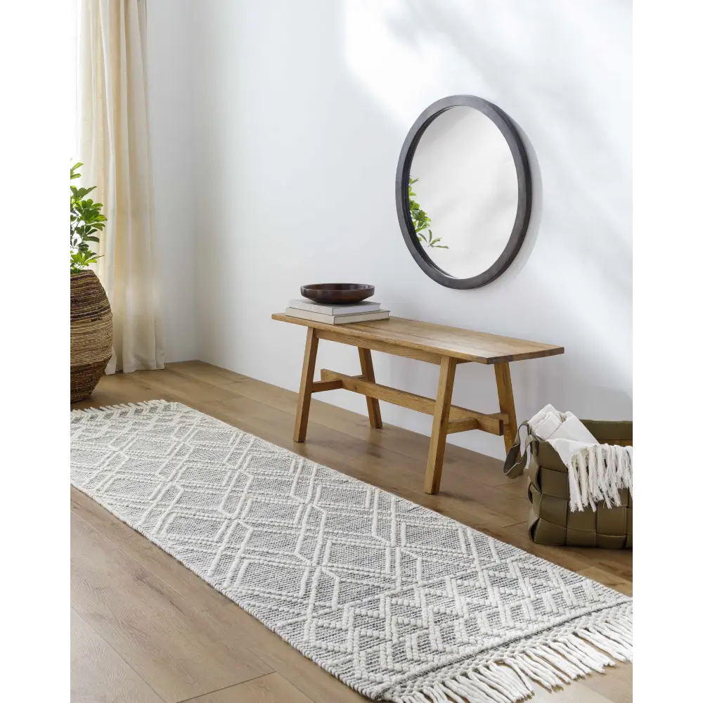 Tribal Geometric Wool Area Rug - Boutique Rugs
