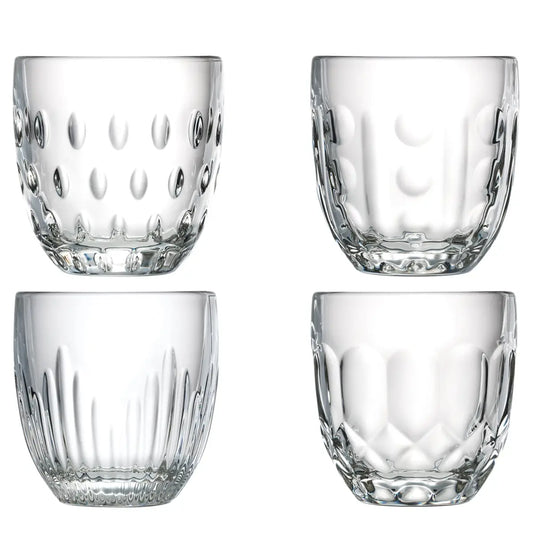 Troquet Assorted Tumblers Set -4 - La Rochere NA