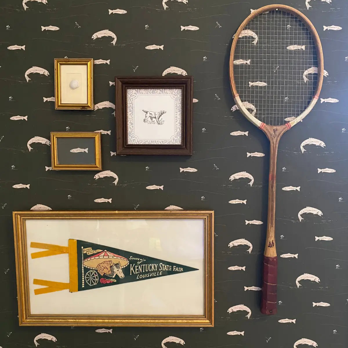 Trout Wallpaper - Fish Lake - by Cassandra Zaniboni - Loomwell Home Goods