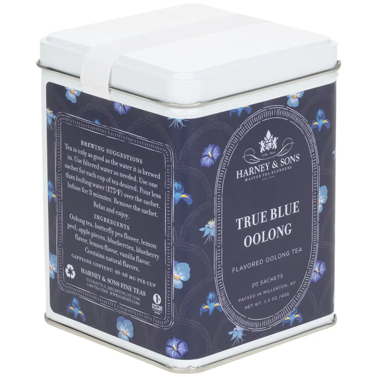 True Blue Oolong Tea - Tin of 20 Sachets - Sachets / Tin of 20 Sachets - Harney & Sons Fine Teas