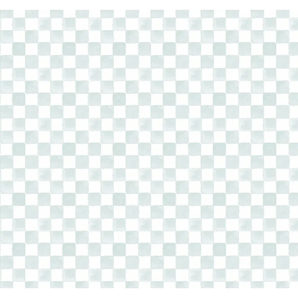 Tuck Wallpaper - Watercolor Checkerboard - by Studio Stephie - Sample 1 foot by 1 foot / Mint - Loomwell Home Goods