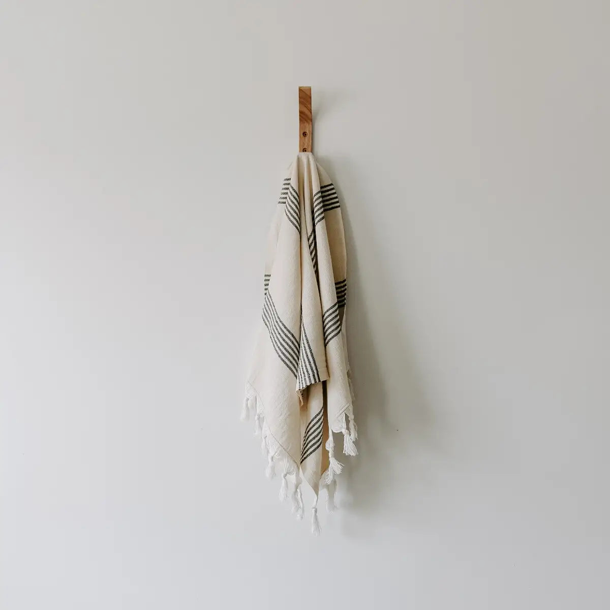 Turkish Cotton + Bamboo Hand Towel - Multi Stripes - Sweet Water Decor