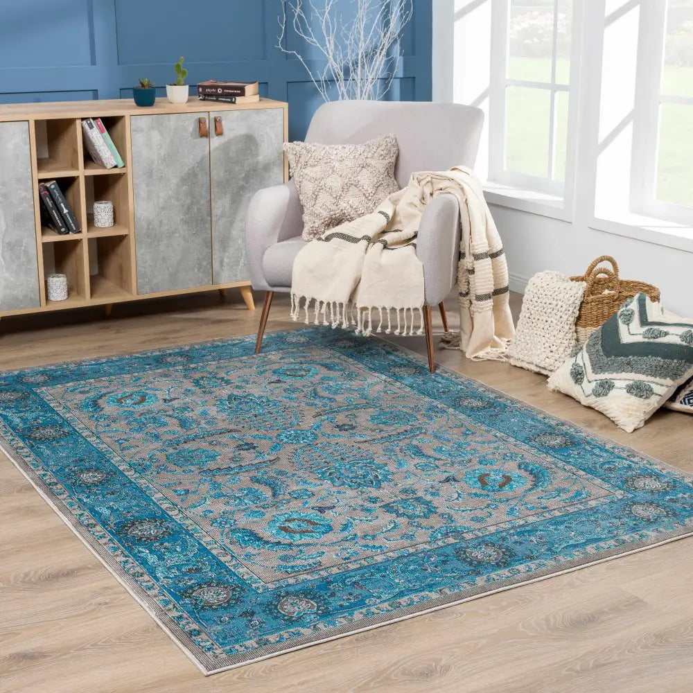 Turquoise Rug MRD4705 - Limited Edition - Boutique Rugs
