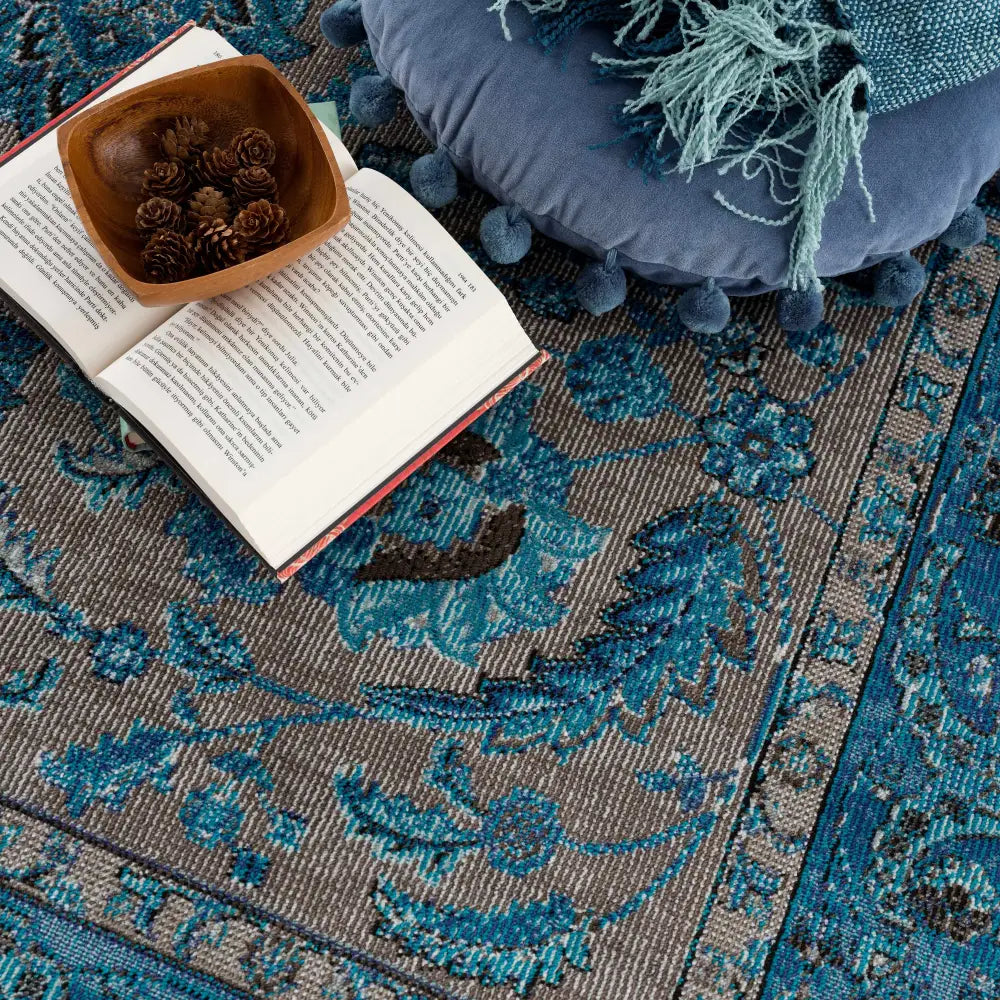 Turquoise Rug MRD4705 - Limited Edition - Boutique Rugs