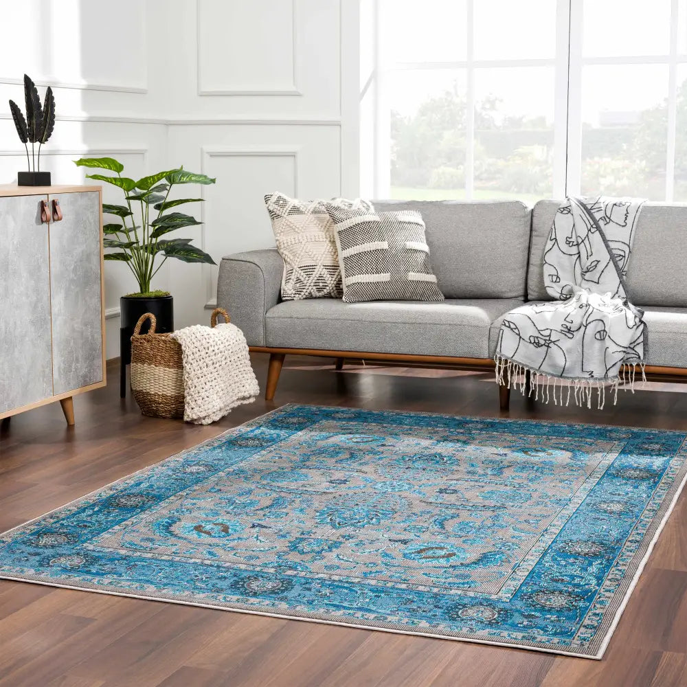 Turquoise Rug MRD4705 - Limited Edition - Boutique Rugs