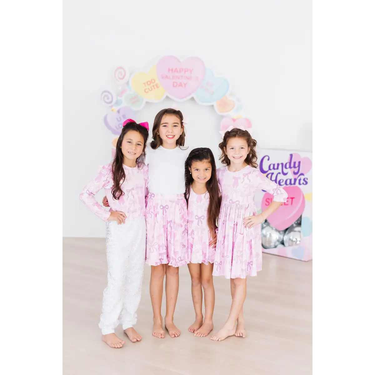 Pocket Twirl Dress - Twinkle Ties - Pink Bows - Mila & Rose ®
