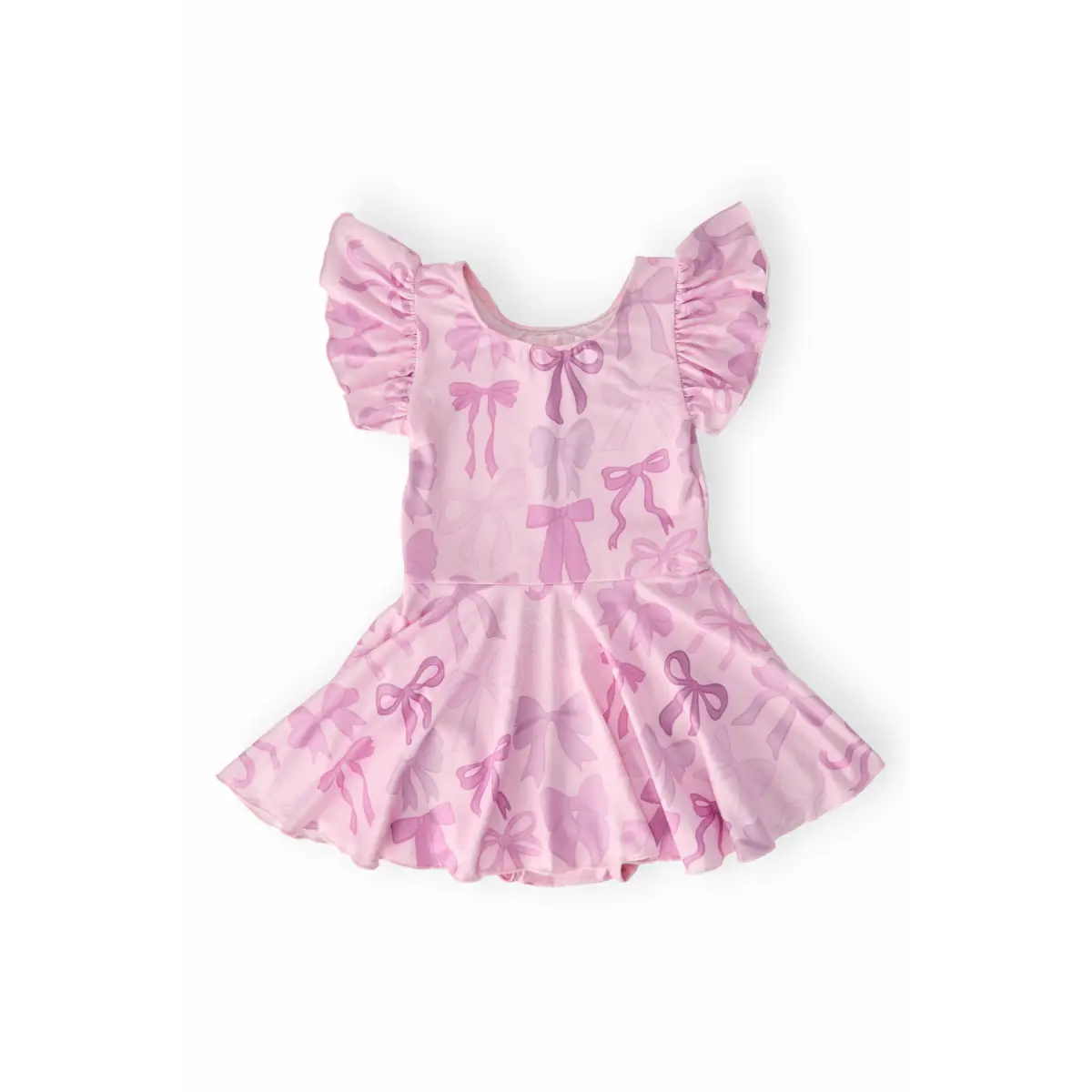 Twirl Leotard with Skirt - Twinkle Ties - Pink Bows - Mila & Rose ®