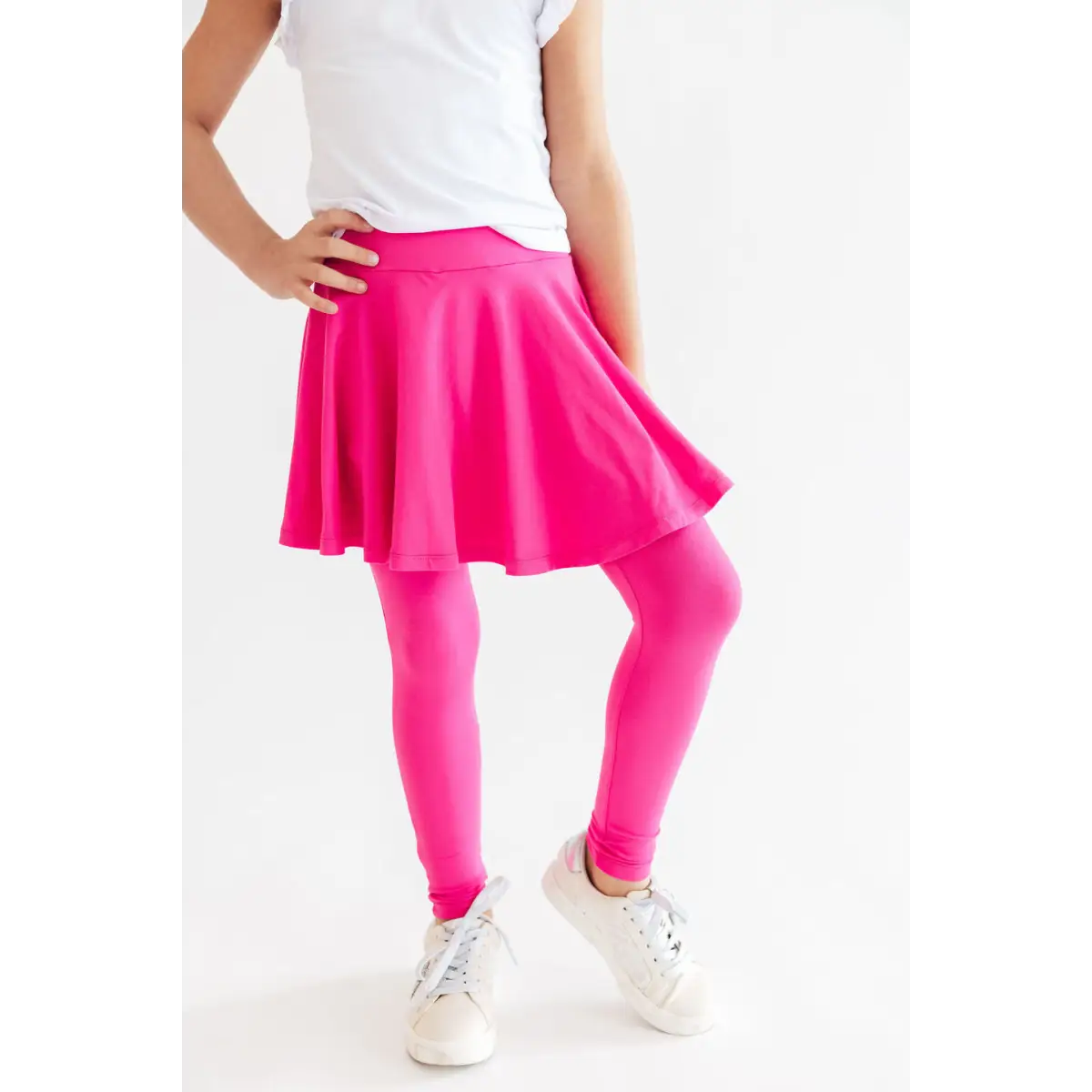 Twirl Skirt with Leggings - Hot Pink - 2T - Mila & Rose ®