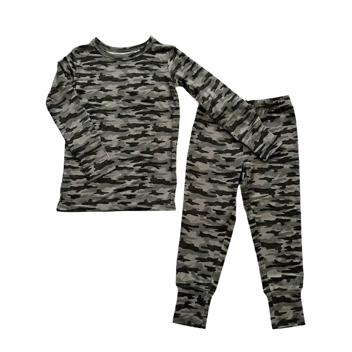 Two-Piece Pajama Set - Camo - Harp Angel Boutique