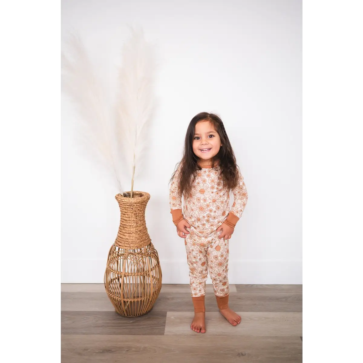 Two-Piece Pajama Set - Flower Garden - Harp Angel Boutique