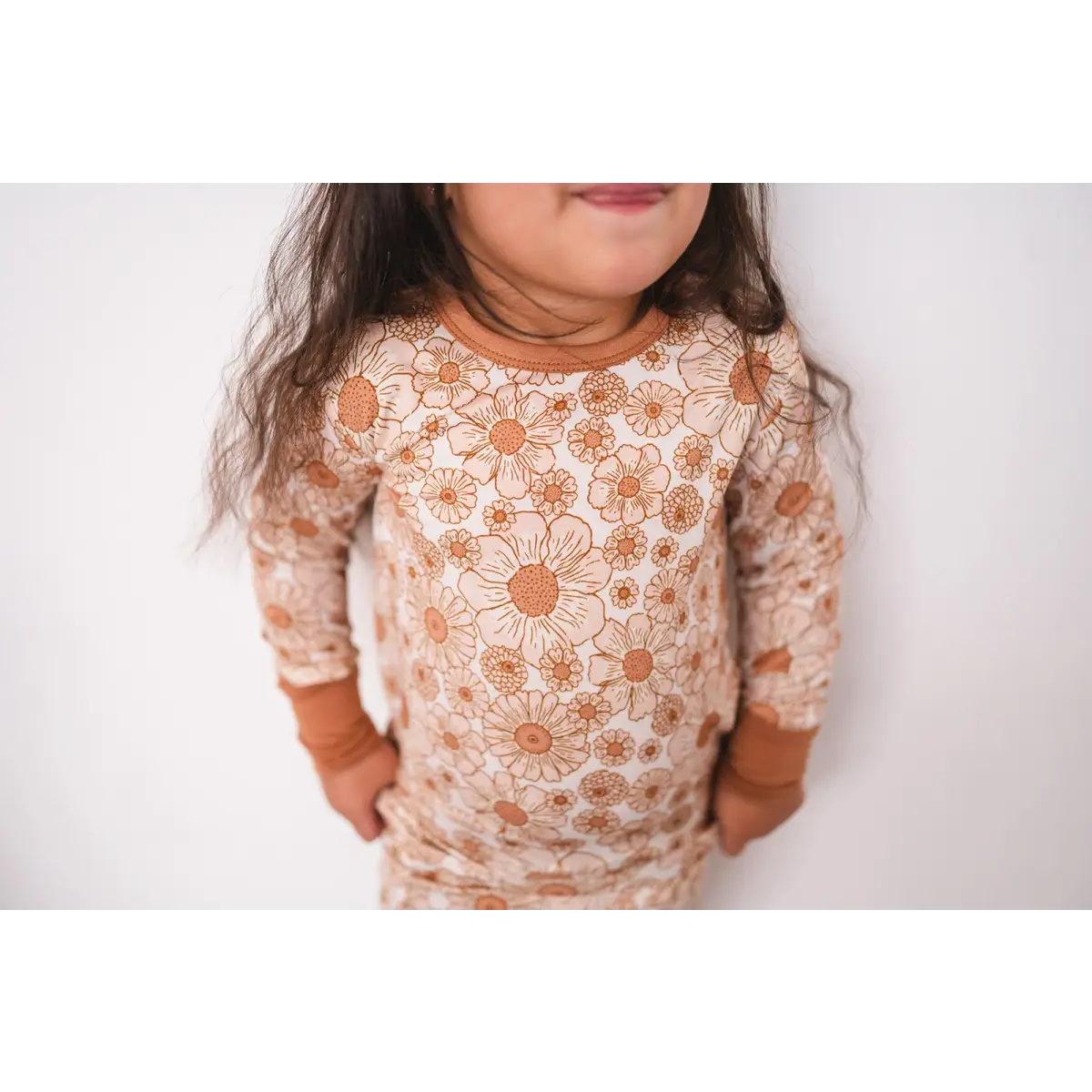 Two-Piece Pajama Set - Flower Garden - Harp Angel Boutique