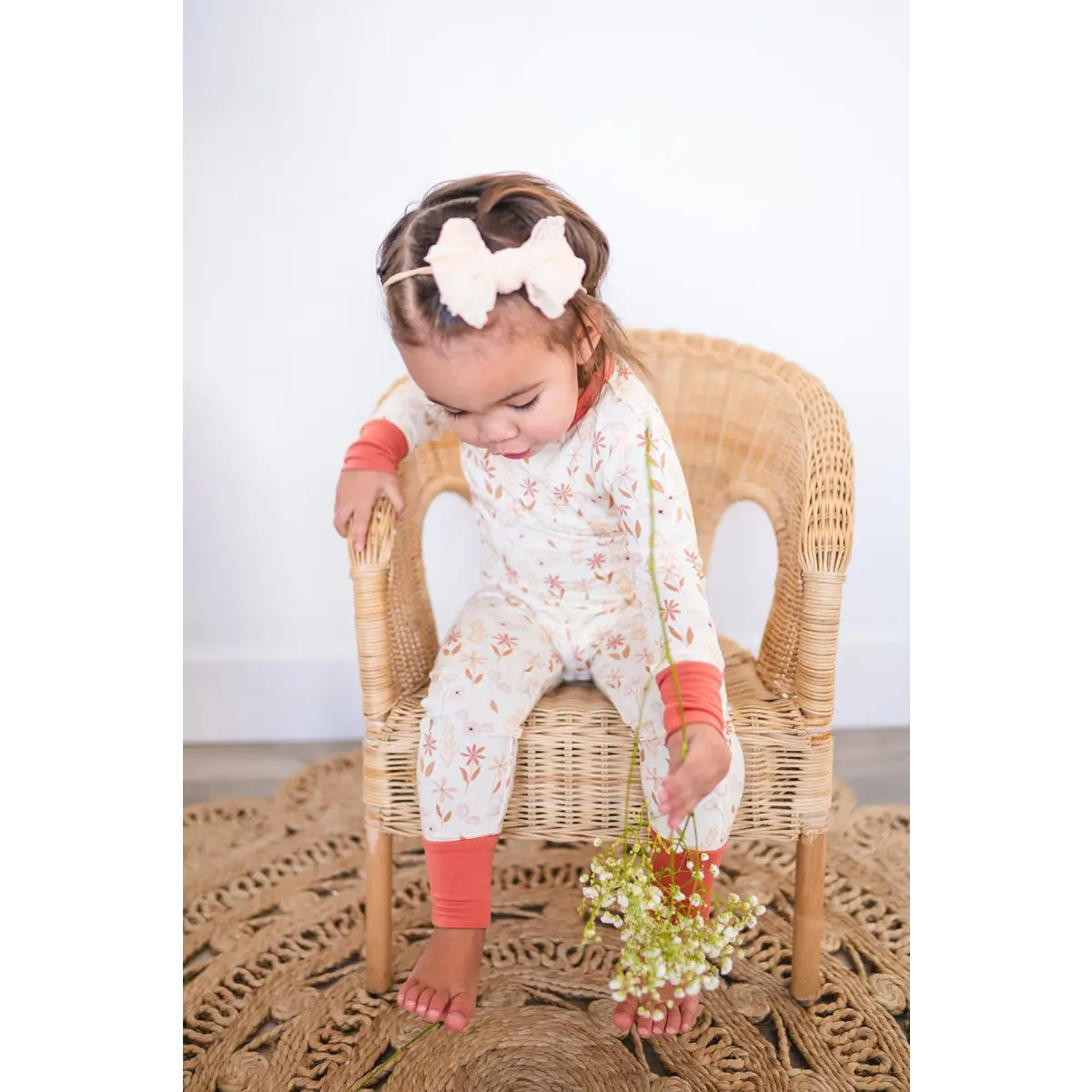 Two-Piece Pajama Set - Wildflower - Harp Angel Boutique
