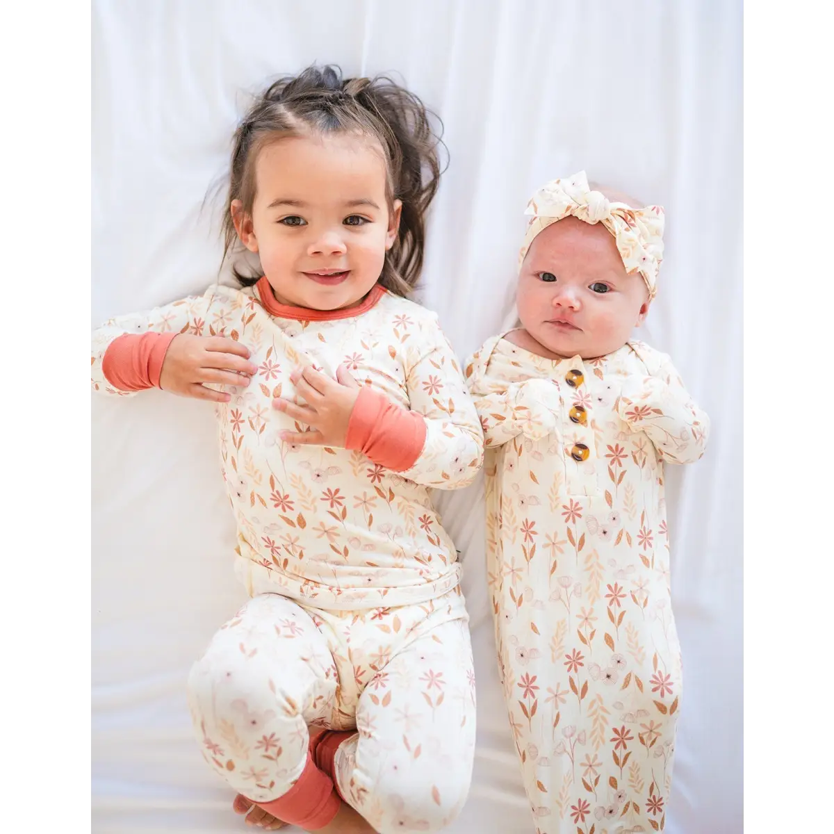 Two-Piece Pajama Set - Wildflower - Harp Angel Boutique