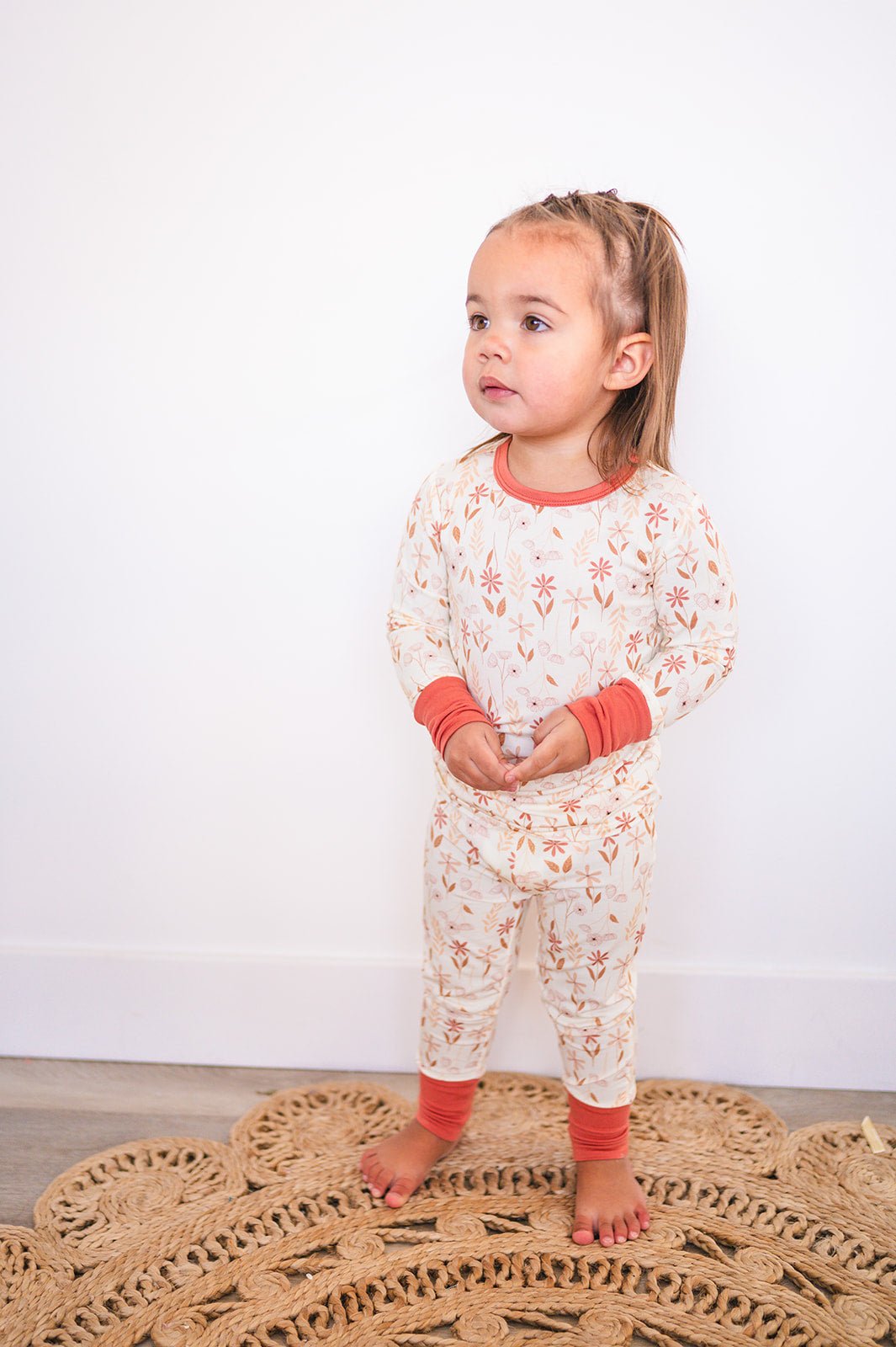 Two-Piece Pajama Set - Wildflower - Harp Angel Boutique