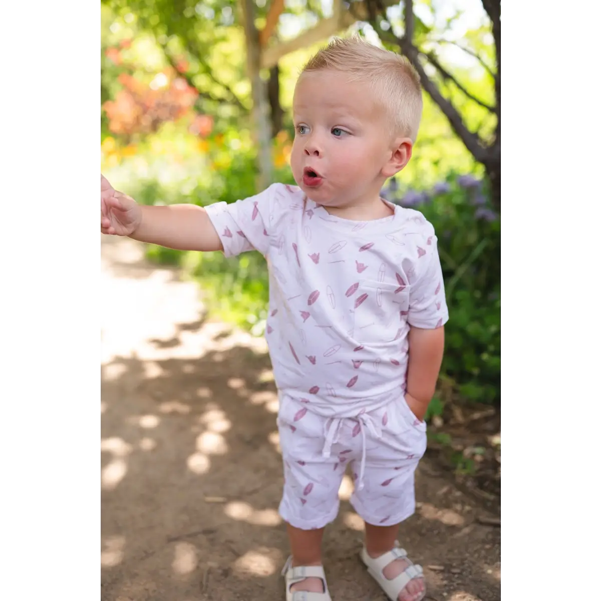 Two-Piece Short Set - Surf - Harp Angel Boutique