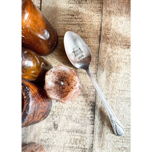 Just My Type - Vintage Stamped Spoon - The Sassy Barn