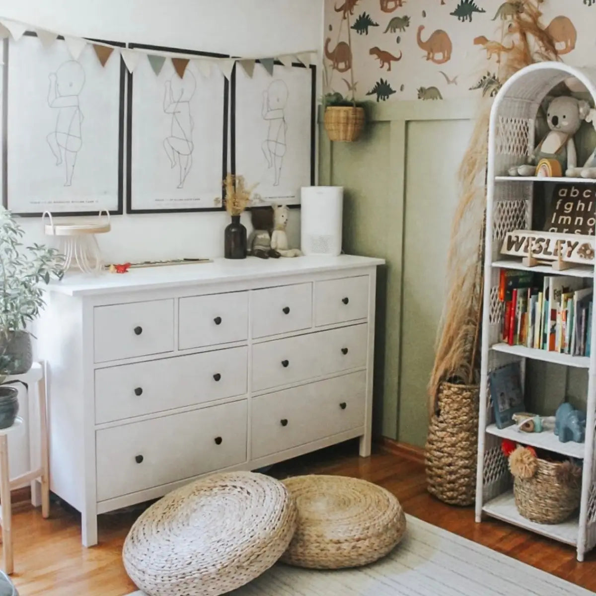 Tyran Wallpaper - Dinosaurs for Kids - by Shop Pudge - Loomwell Home Goods