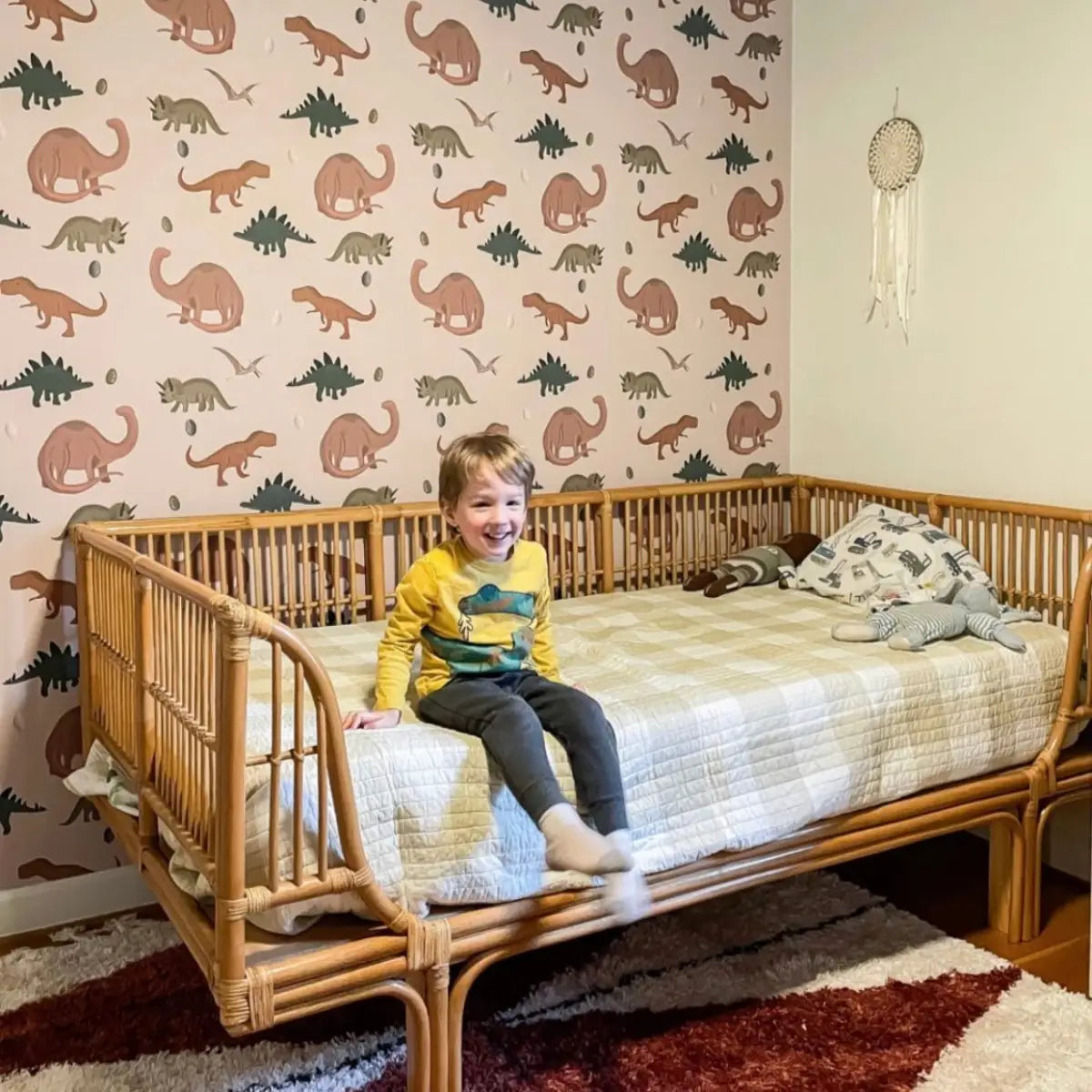Tyran Wallpaper - Dinosaurs for Kids - by Shop Pudge - Loomwell Home Goods