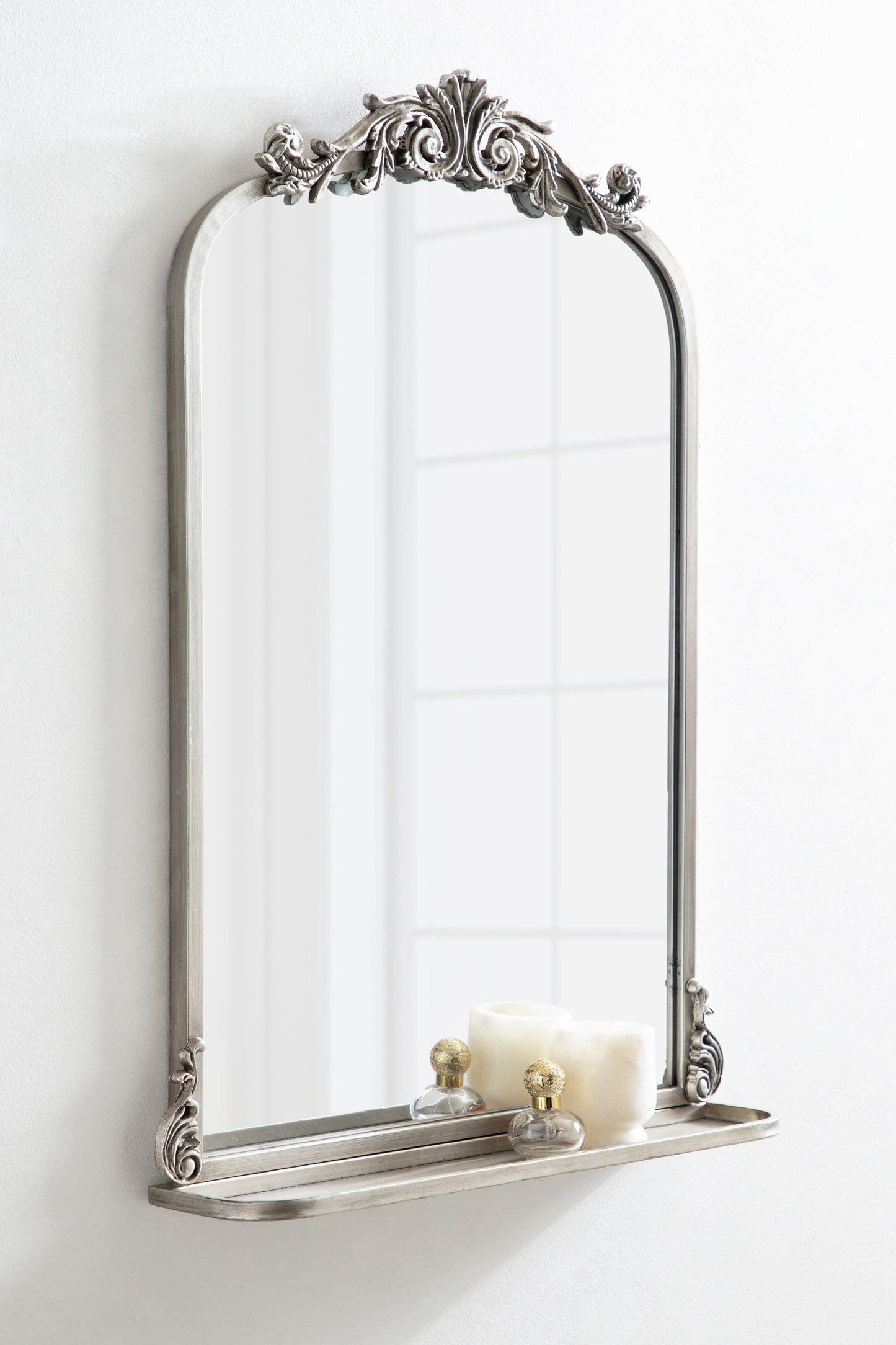 Arendahl Elegant Arch Mirror with Shelf