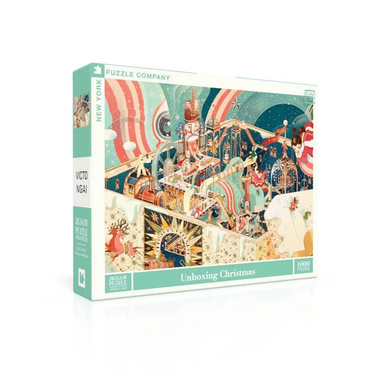 Jigsaw Puzzle - Unboxing Christmas - 1000 Piece - New York Puzzle Company