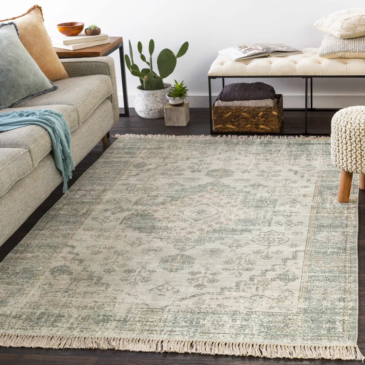 Undy Handmade Cotton Blend Rug - Boutique Rugs