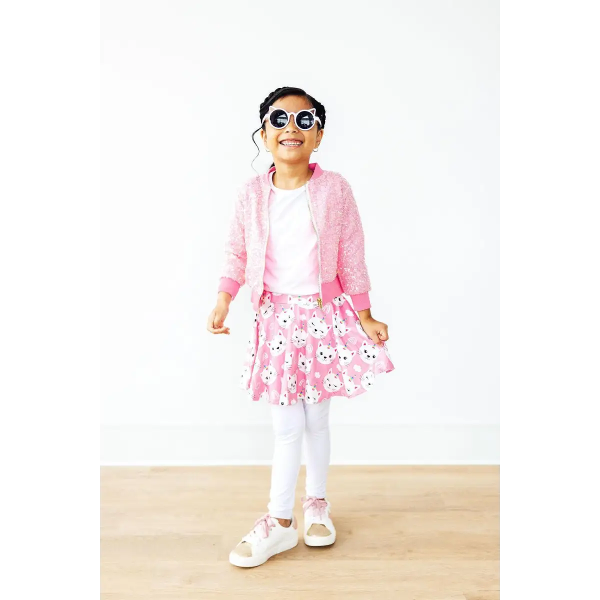 Unicorn Kitties Twirl Skirt with Leggings - Mila & Rose ®