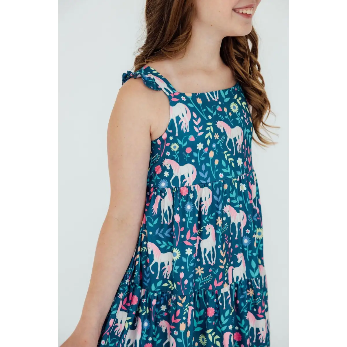 Unicorn Ruffle Maxi Dress - Mila & Rose ®