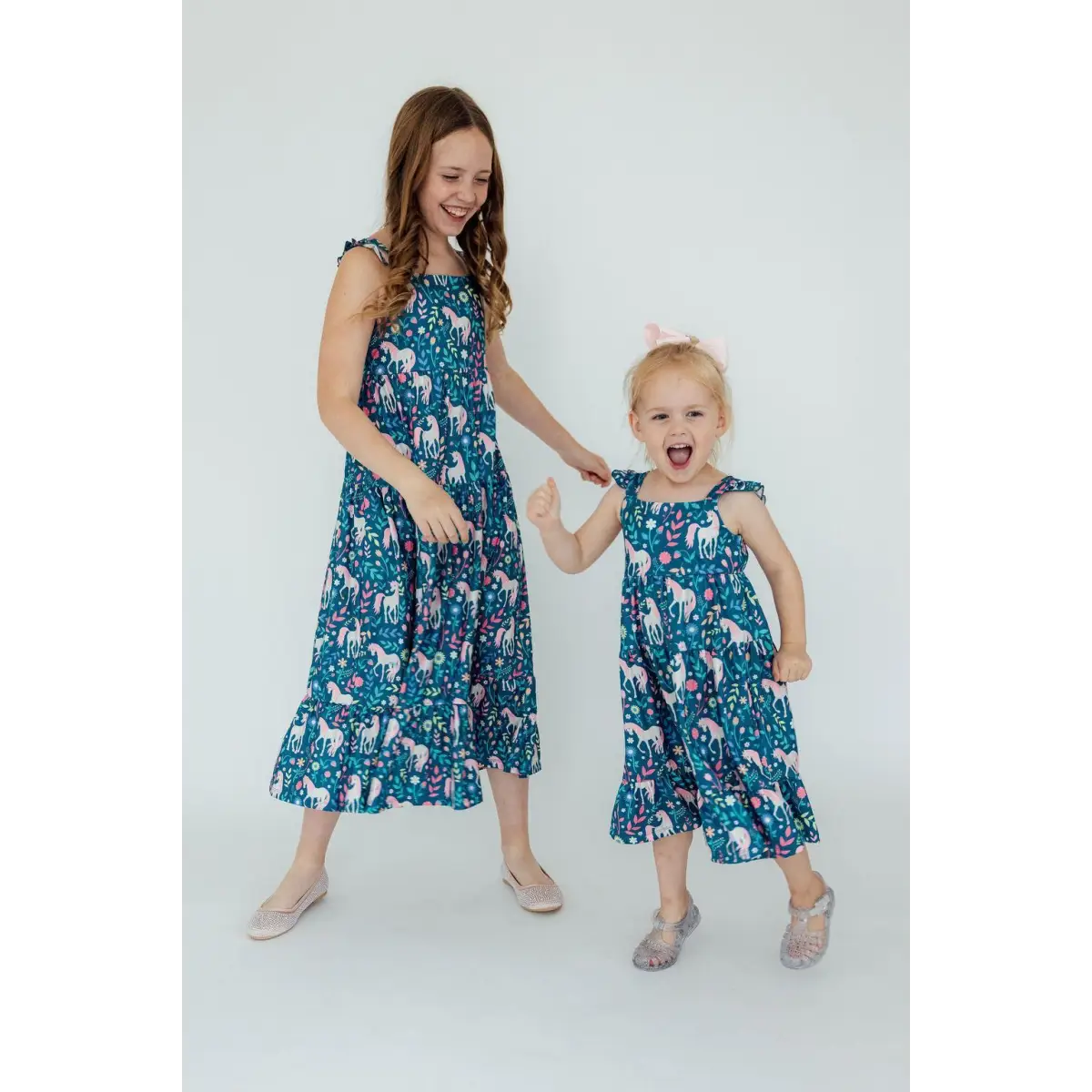 Unicorn Ruffle Maxi Dress - Mila & Rose ®
