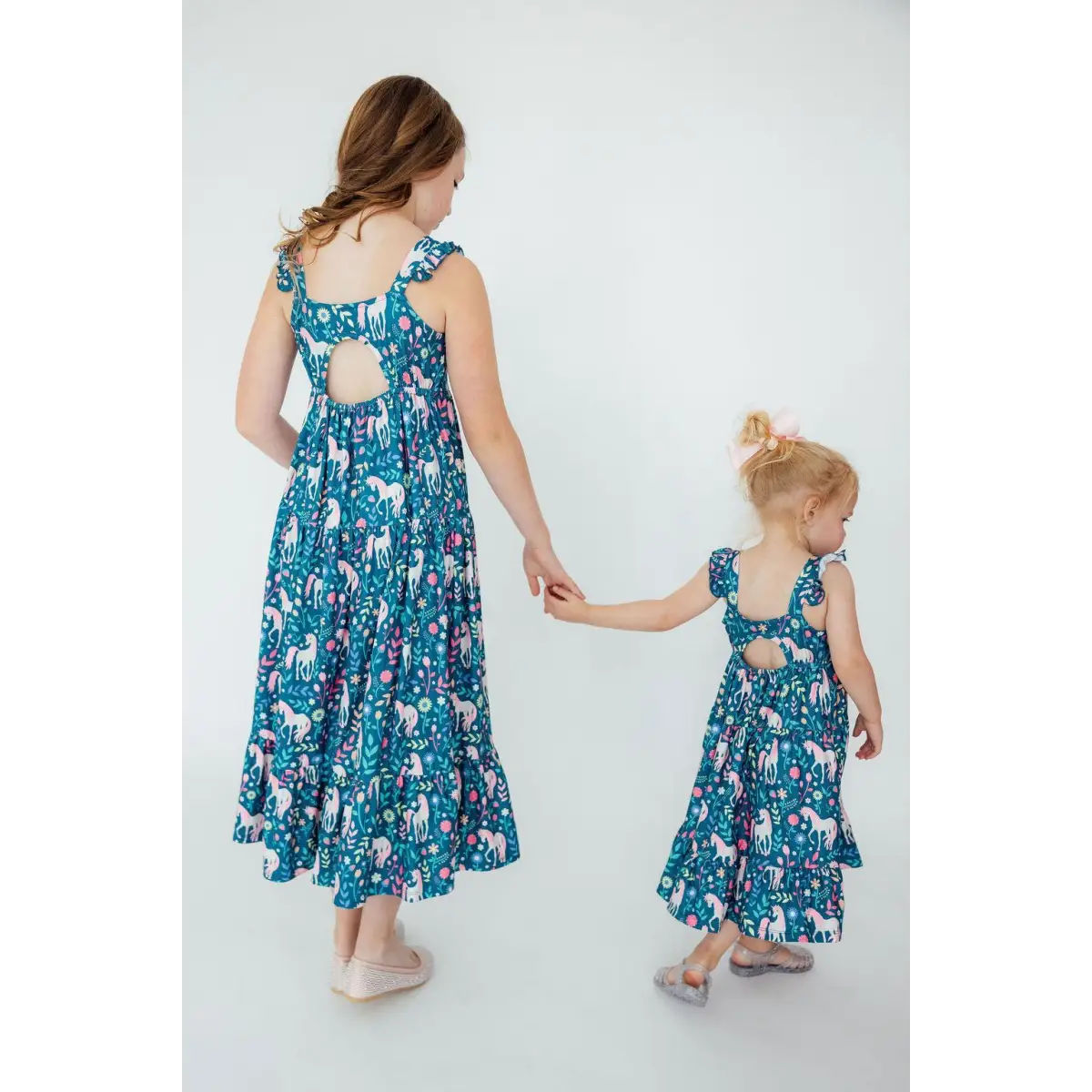 Unicorn Ruffle Maxi Dress - Mila & Rose ®