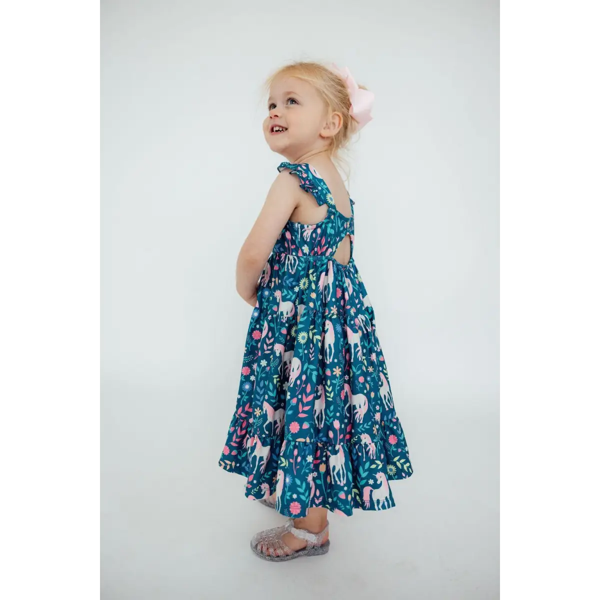 Unicorn Ruffle Maxi Dress - Mila & Rose ®