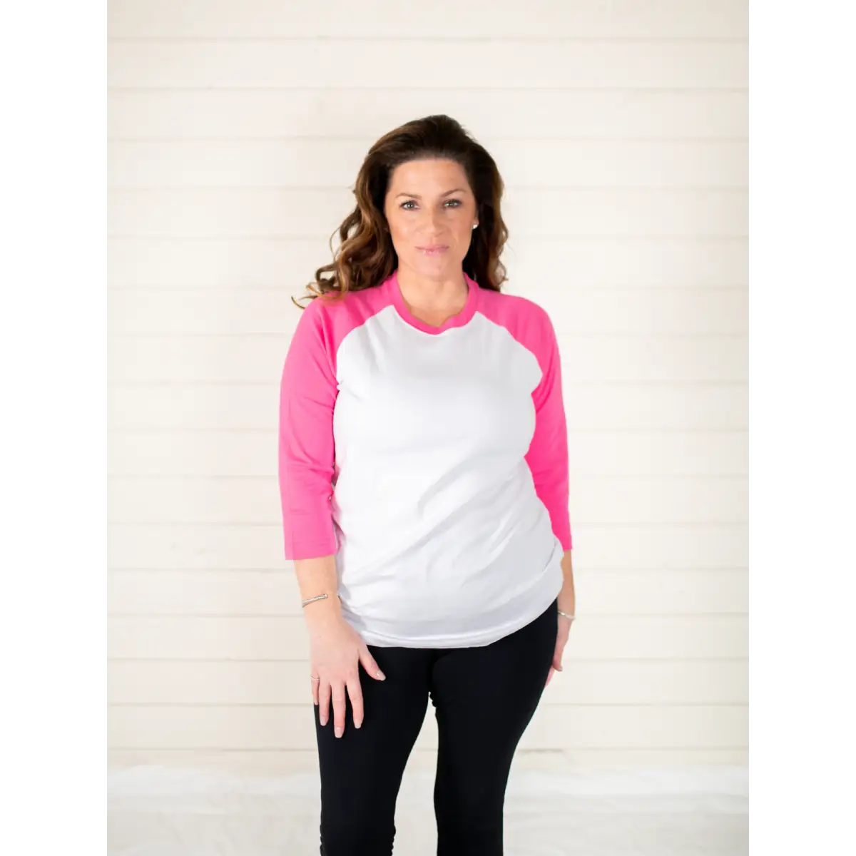 Unisex Adult Raglans - Hot Pink / XS - ARB Blanks