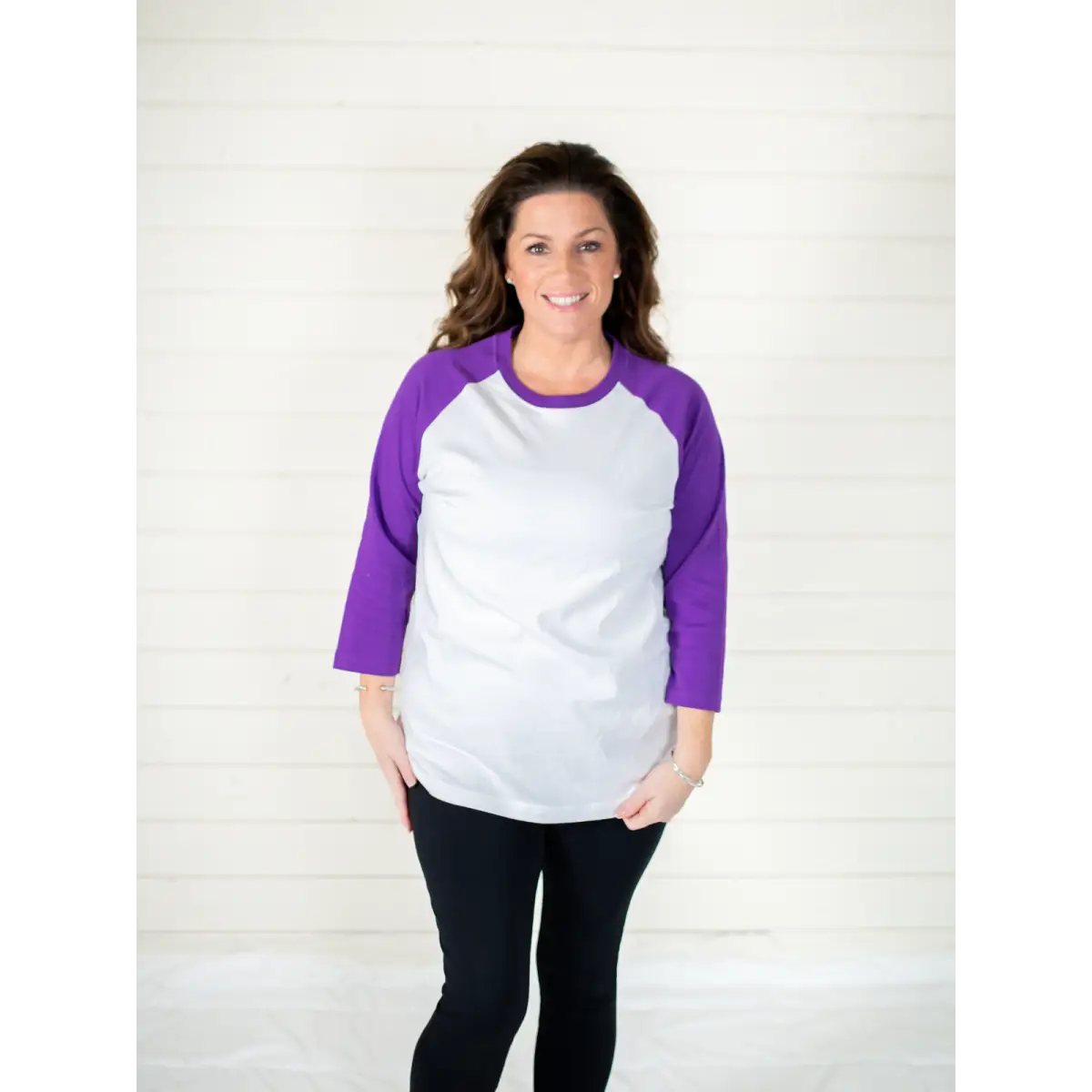 Unisex Adult Raglans - Purple / XS - ARB Blanks