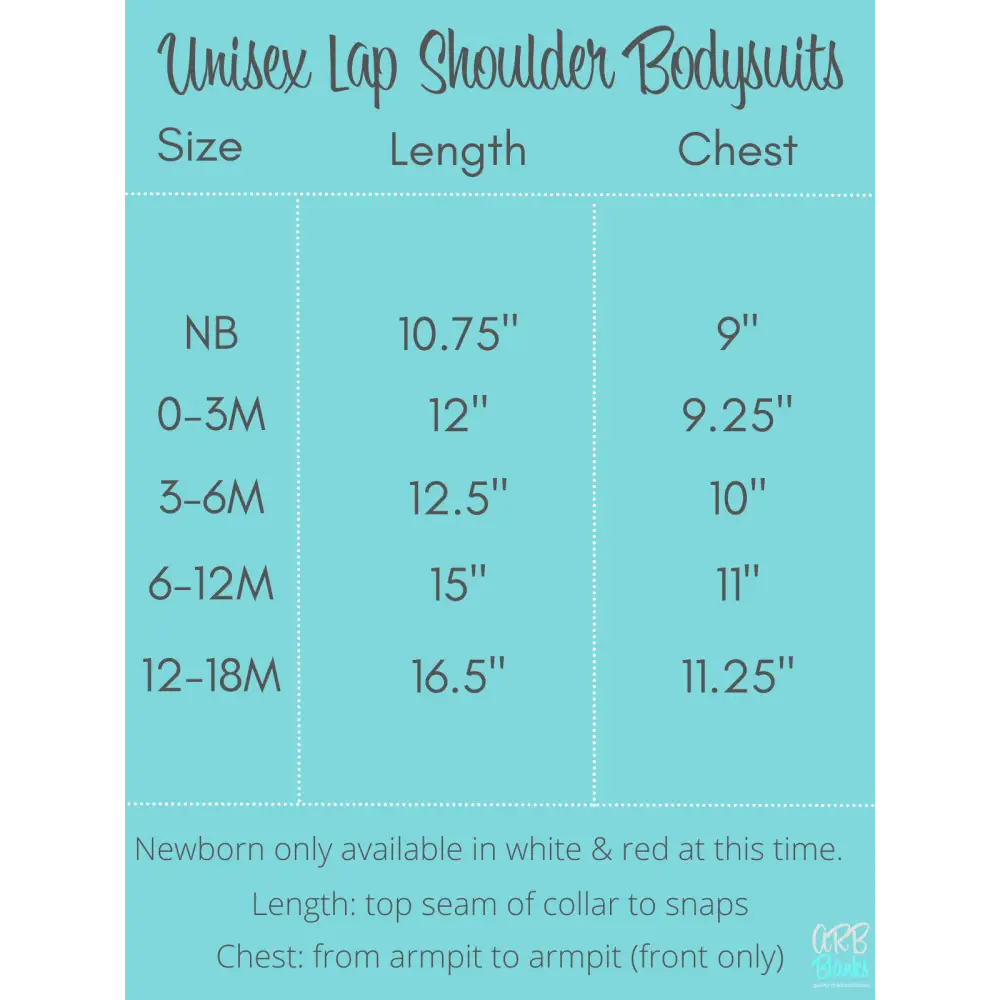 Unisex Long Sleeve Lap Shoulder Bodysuit - ARB Blanks