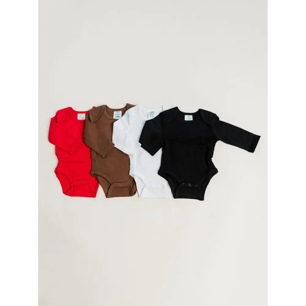 Unisex Long Sleeve Lap Shoulder Bodysuit - ARB Blanks