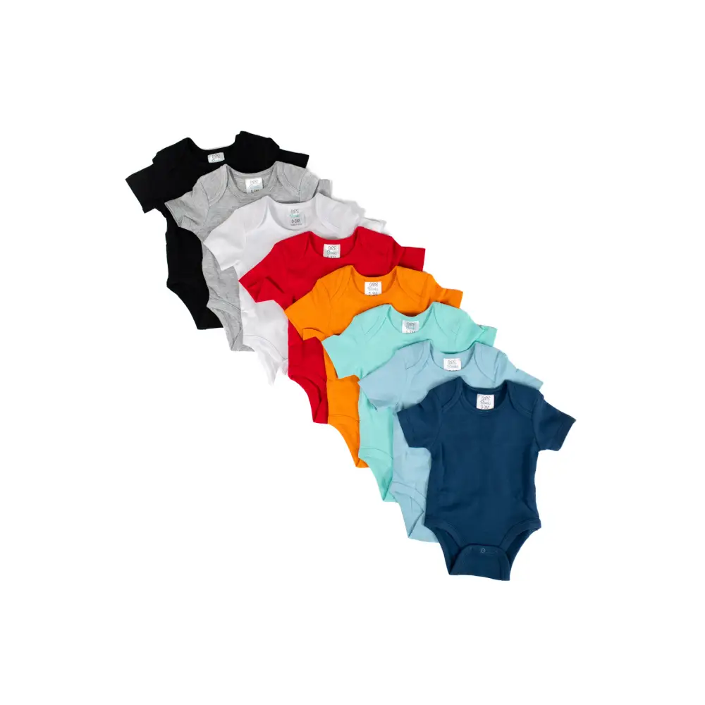 Unisex Short Sleeve Lap Shoulder Bodysuit - ARB Blanks