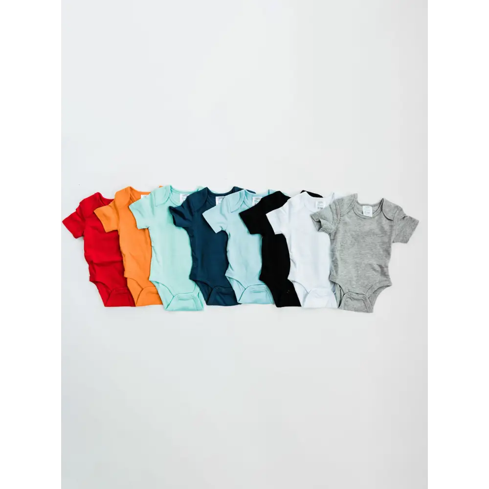 Unisex Short Sleeve Lap Shoulder Bodysuit - ARB Blanks