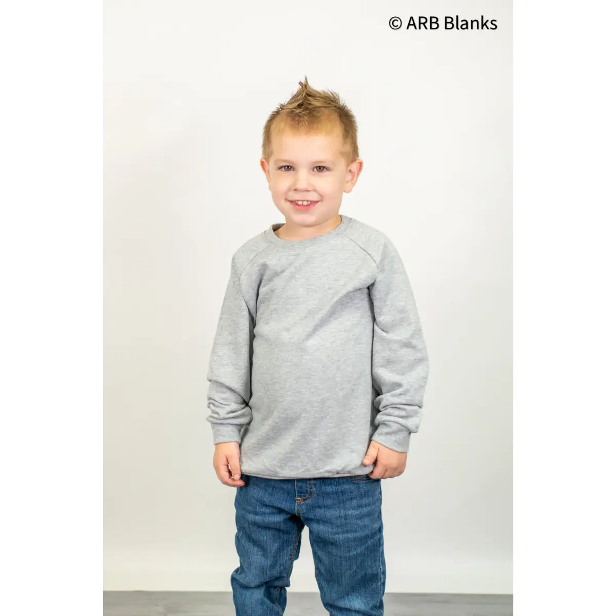 Unisex Sweatshirts - Grey / 12M - ARB Blanks