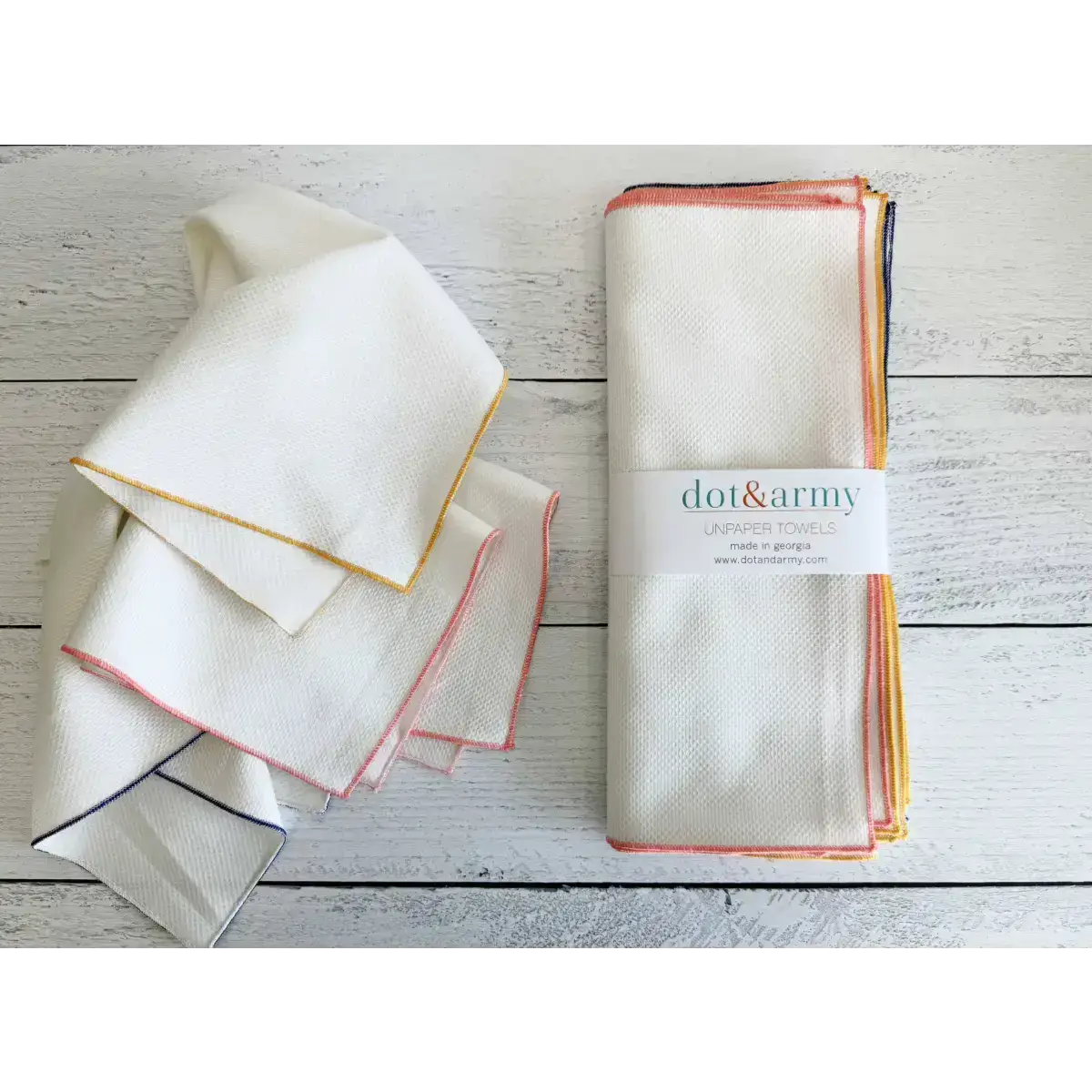Unpaper Towels - Fabric - Set of 12 - Dot and Army