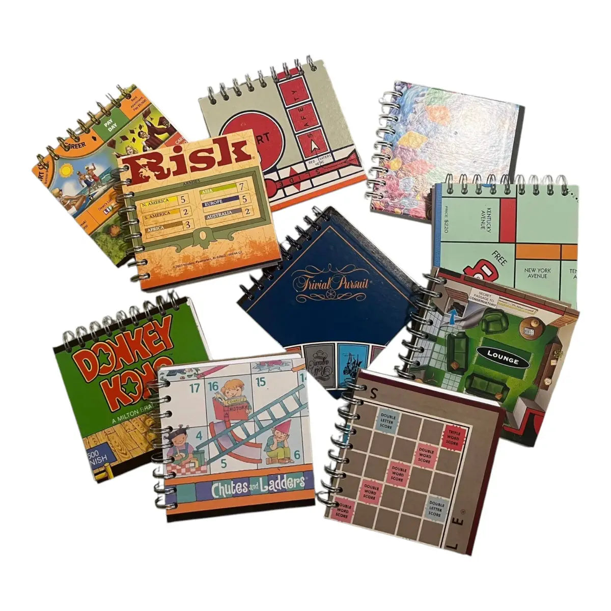 Board Game Journal - Upcycled and Handmade - StuckOnU Art
