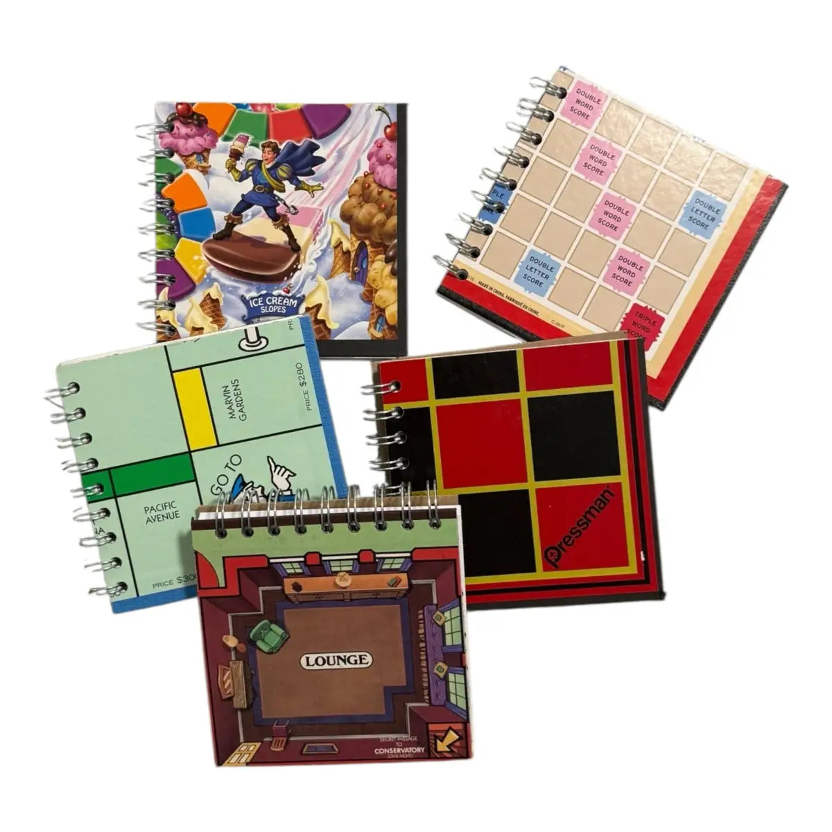Board Game Journal - Upcycled and Handmade - StuckOnU Art