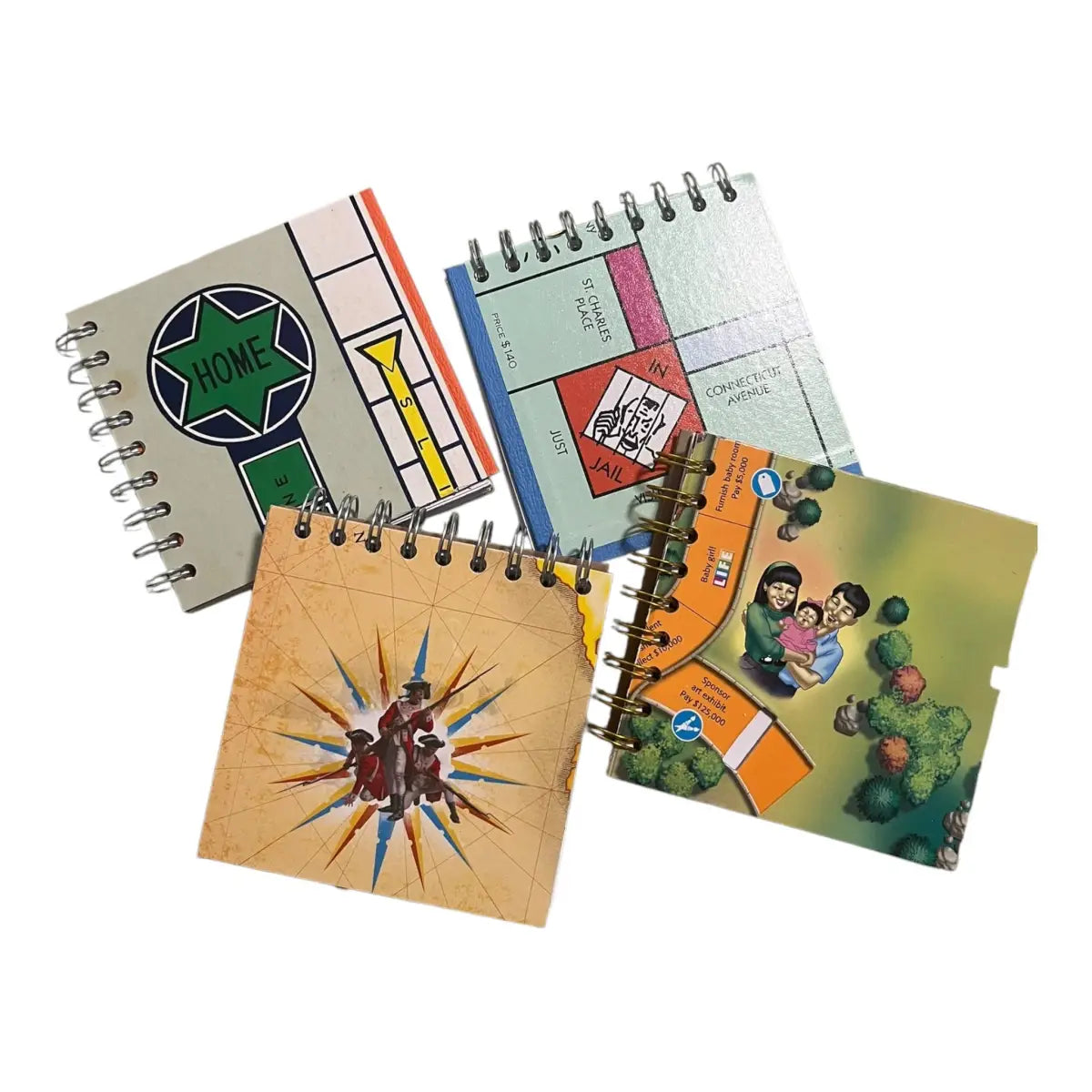 Board Game Journal - Upcycled and Handmade - StuckOnU Art