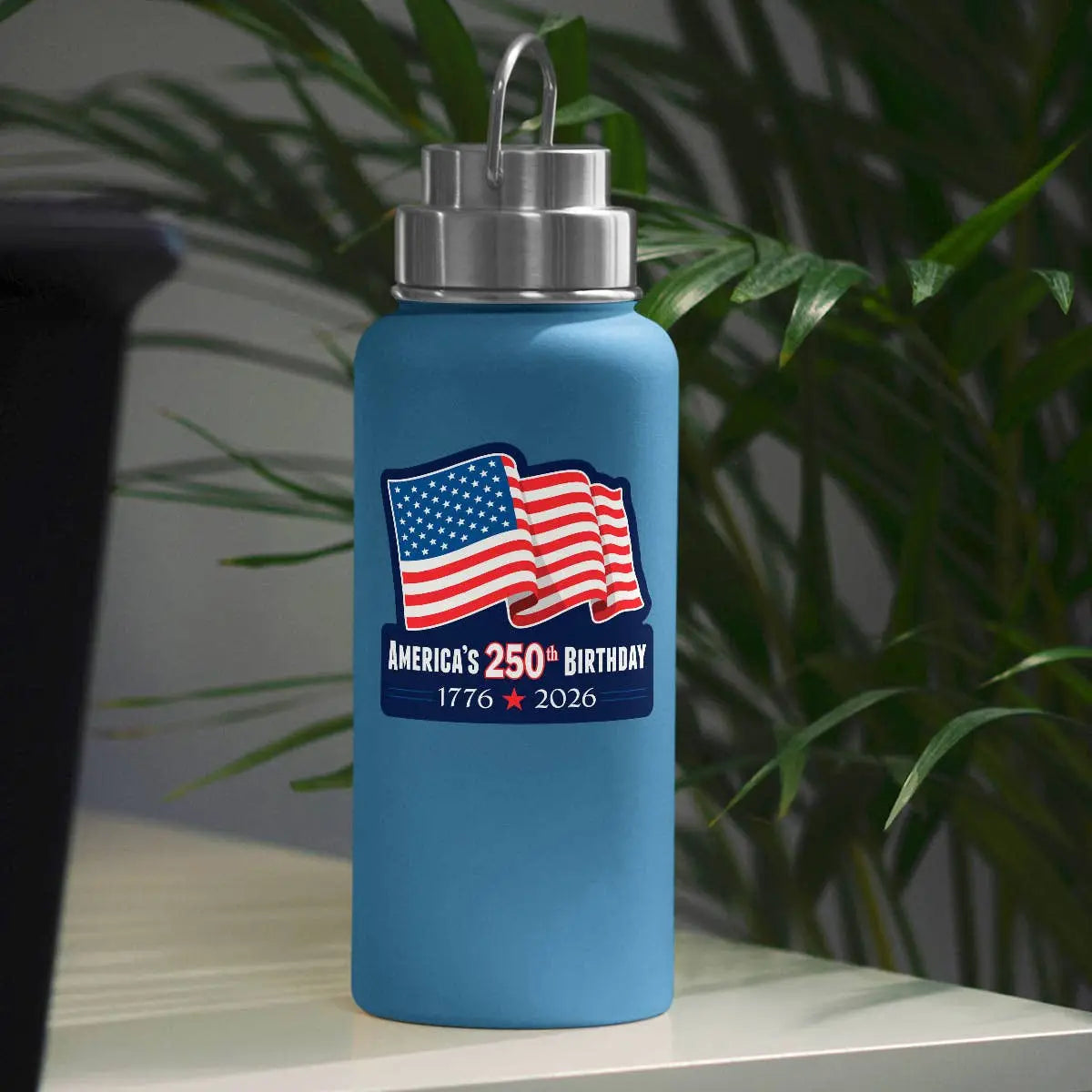 America 250 Flag Vinyl Sticker - Patriotic - RetroPlanet