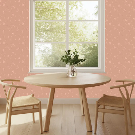 Vaila Wallpaper - Floral Sprigs - by The Feral Flower - Loomwell Home Goods