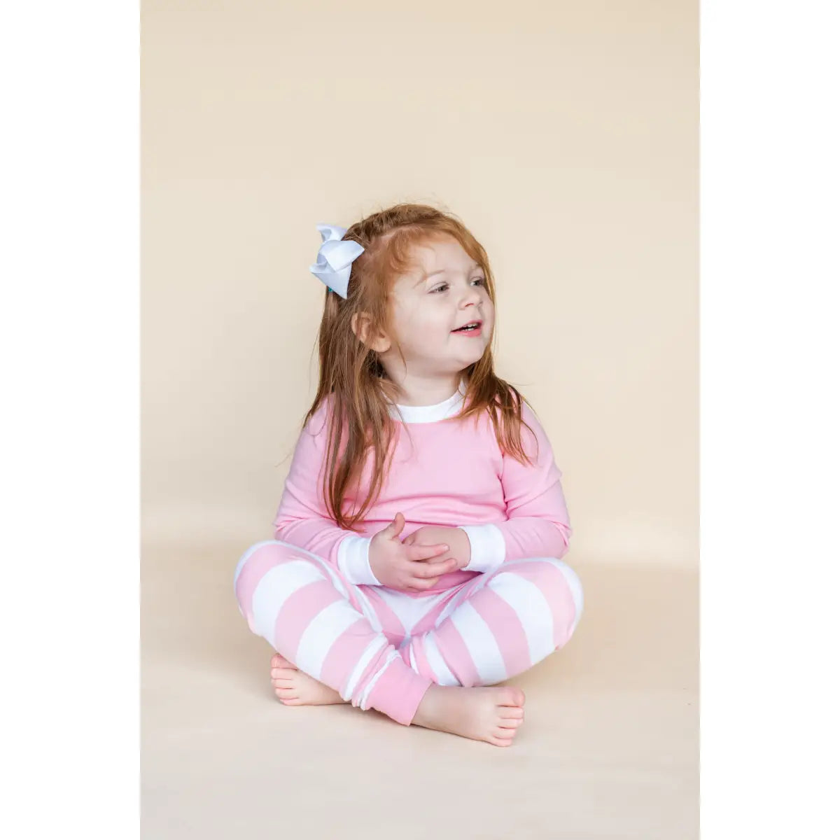 Valentine’s Striped Kids Pajamas - ARB Blanks