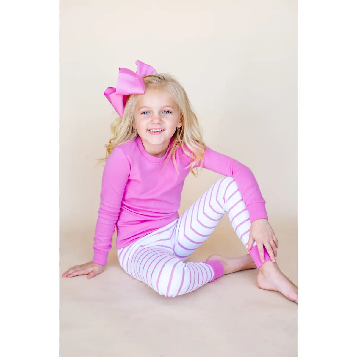 Valentine’s Striped Kids Pajamas - ARB Blanks