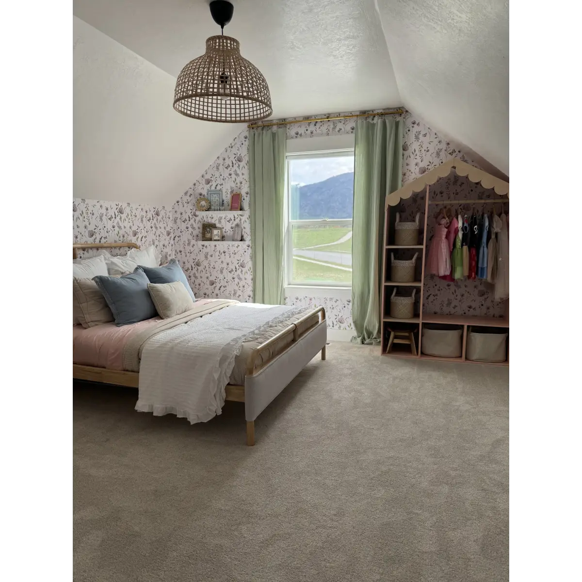 Valerie Wallpaper - Meadow Flower Stems - Loomwell Home Goods