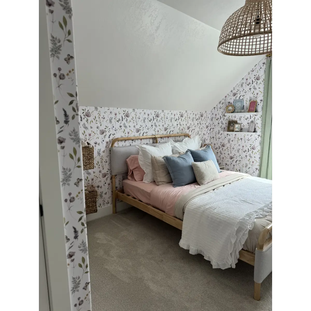 Valerie Wallpaper - Meadow Flower Stems - Loomwell Home Goods
